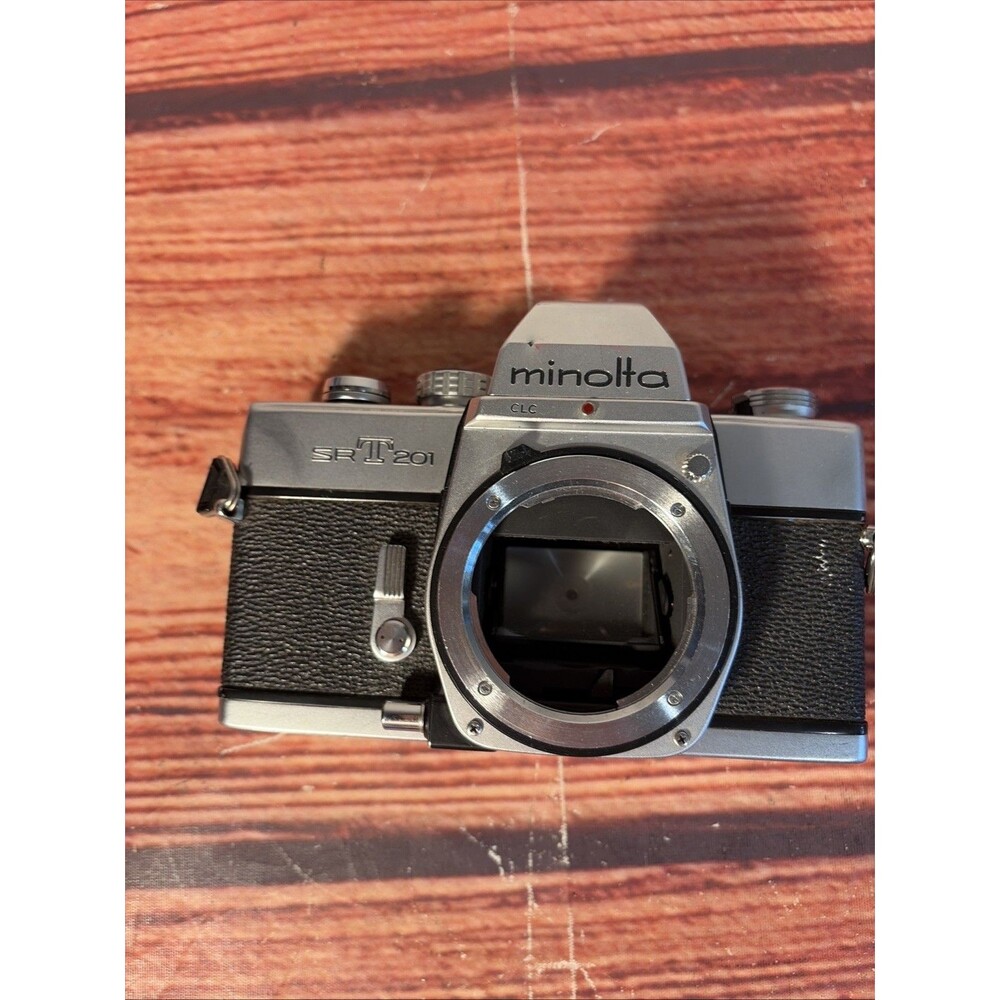 Minolta SRT 201 35mm SLR Film Camera Body Only For Parts